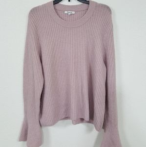Madewell Sz XXL Mauve Wool Blend Sweatshirt